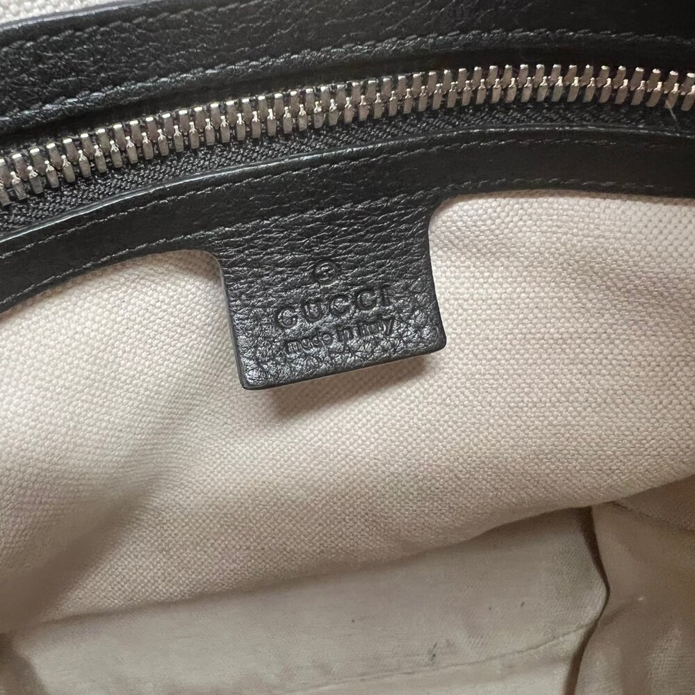 Gucci Soho Drawstring Backpack - Black Leather - image 4